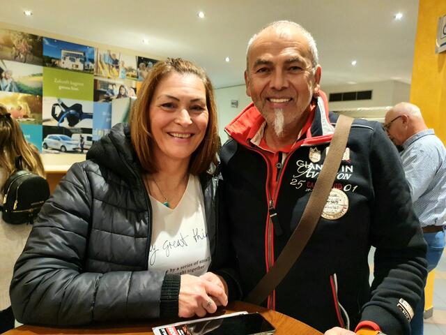 Andrea und Franz Kronsteiner freuen sich auf die Musik aus ihrer früheren Zeit. | Foto: Erika Kollmann-Till 