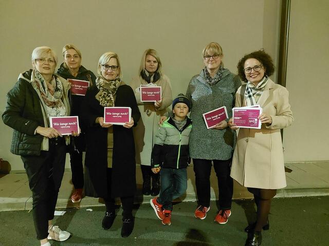 Lohngerechtigkeit: Die SPÖ-Frauen fordern die Bundesregierung auf endlich zu handeln. | Foto: Sandra Gerdenitsch