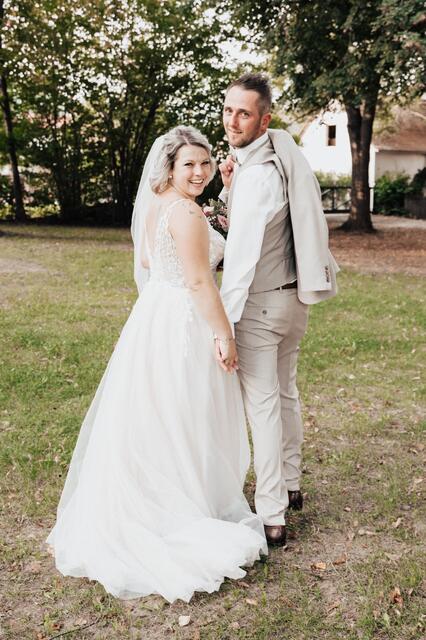 Nina und Kevin Hierzer haben sich "getraut". | Foto: Magret Bernschütz