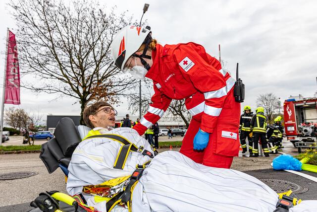 Betreuung von Verletzten | Foto: Erwin Leimlehner