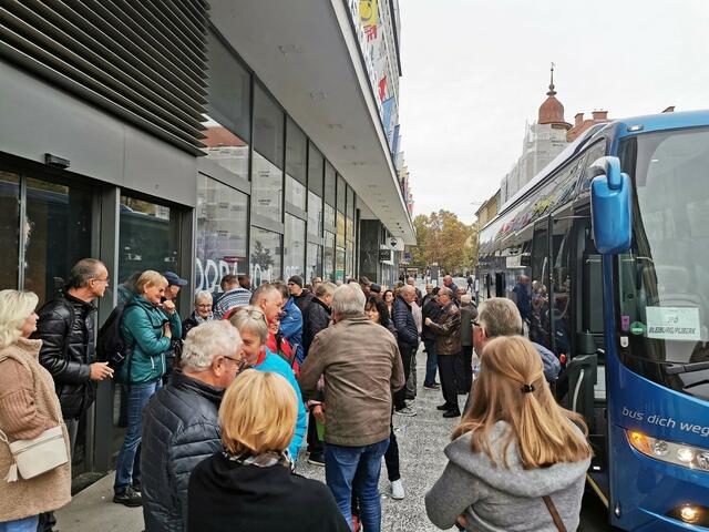 Vorfreude bei der Ankunft in Ljubljana.