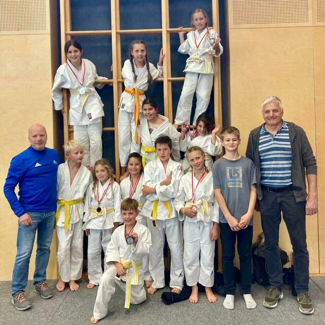 Jubelstimmung herrschte bei der Sektion Judo Lungau nach dem Turnier in Rauris. | Foto: Privat