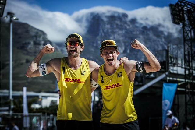 Großartiger Erfolg für Robin Seidl und Philipp Waller beim Pro Tour Elite 16-Turnier in Kapstadt/Südafrika. | Foto: Beachvolleyball World