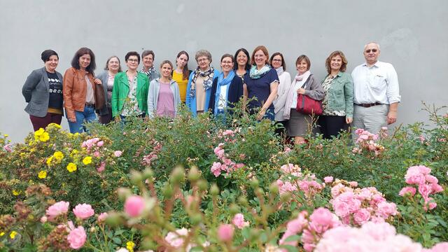 Die Teilnehmenden tauschten ihre Erfahrungen mit dem Wirtschaftsunterricht an der LFS Hollabrunn aus. | Foto: LFS Hollabrunn