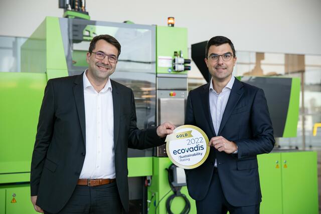 Freuen sich über die Auszeichnung: Martin Weger
(links) und Stefan Engleder (rechts). | Foto: ENGEL