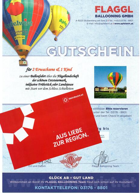 Danke nochmals der Redaktion " woche " Steiermark für den Gutschein