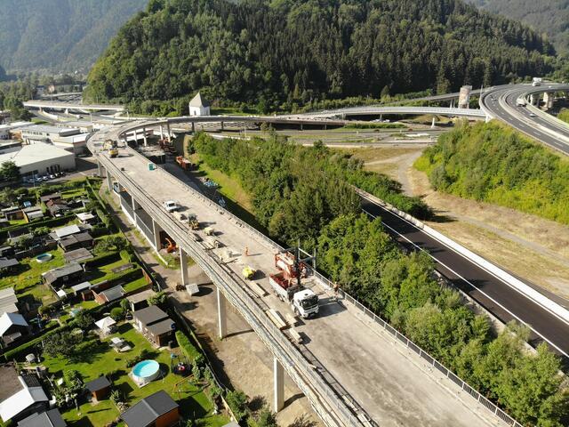 Die Bauhofbrücke war eine der großen Brücken, die seit März erneuert wurde | Foto: ASFINAG
