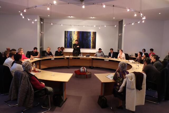 Der Landecker Gemeinderat tagte am 03. November im Sitzungssaal des Rathauses. | Foto: Othmar Kolp