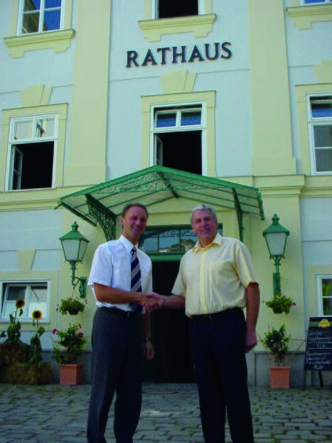 Vor 19 Jahre 2003 hat Christoph Prinz das Bürgermeisteramt von Alfed Flammer übernommen. | Foto: Liste Flammer