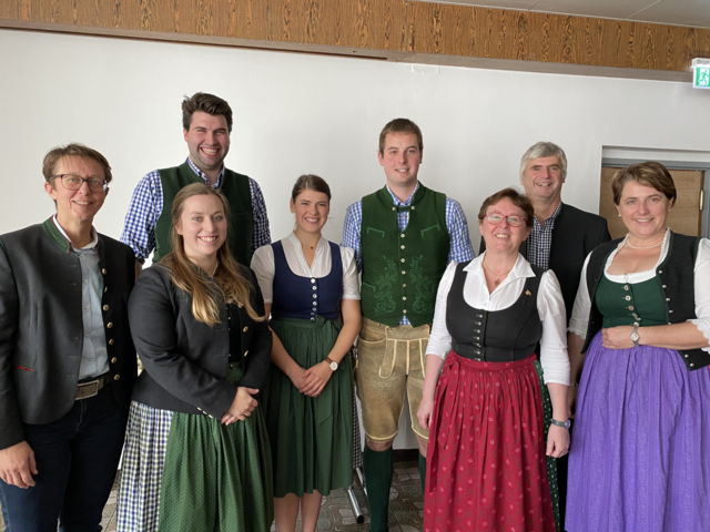 v.l.n.r. Sabine Promberger, Anna Daxner, Daniel Holzinger, Laura Haginger, Jakob Mühlbacher, Franziska Zohner-Kienesberger, Anton Giorgini, Ursula Daxner. | Foto: Landjugend Ebensee