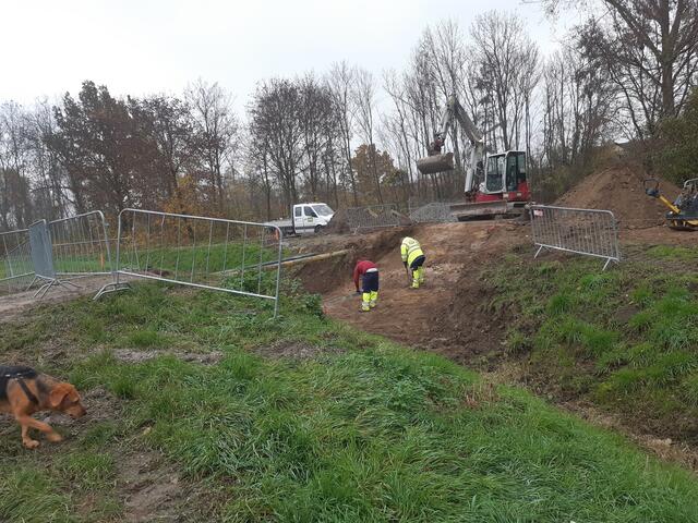 Die Baustelle ist erst vor Weihnachten wieder passierbar. | Foto: Foto: Mold