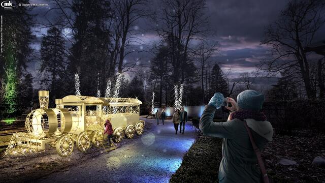 Ab 18.11. hat der Lichterpark im Hofgarten geöffnet. | Foto: MK Illumination