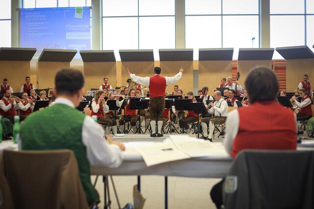 Höchste Konzentration war beim Musikverein Breitenfeld in der Wertungsstufe D gefragt. | Foto: Julia Fellner
