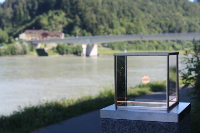 Der Neptun am Planetenweg in Grein bei der Donaubrücke. | Foto: BRS