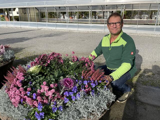 Stadtgärtner Wilfried Ristits beim Gartenamt im Nonntal  | Foto: Lisa Gold