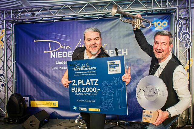 „Dein Lied für Niederösterreich - Platz 2 – Beisser I Gössinger“: Roman Beisser, Stefan Gössinger | Foto: Franz Gleiß