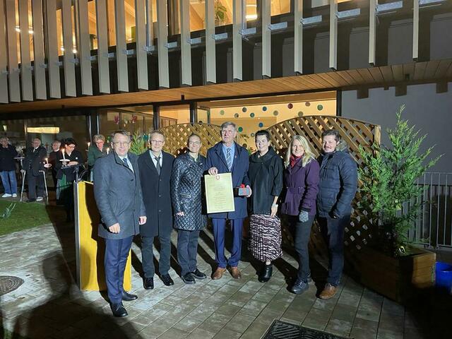 Johannes Schmid, Thomas Langmann, Martina Weixler, Engelbert Köppel, Marietta Köppel, Elisabeth Grossmann und Udo Hebesberger | Foto: Almer