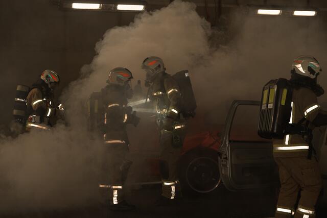 Verkehrsunfall, Verletzte, Brand, so waren die Annahme für die Übung. | Foto: zeitungsfoto.at