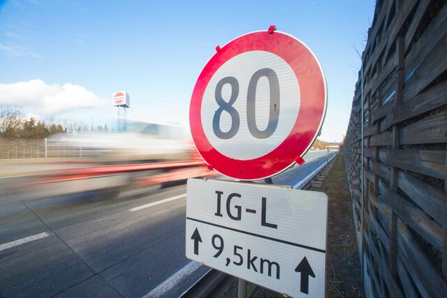 Am Montag (14. November) um 12 Uhr ist Schluss mit dem IGL-80er auf der Stadtautobahn. | Foto: Franz Neumayr