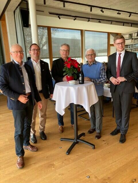 Werner Gradwohl, Bürgermeister Markus Landauer, Prof. Manfred Fuchs, Martin Waranitsch und Labg. Patrik Fazekas | Foto: Werner Gradwohl
