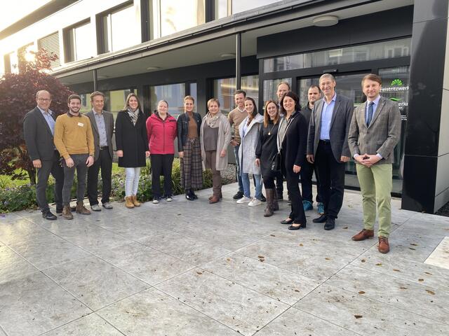Die Feistritzwerke waren dieses Mal die Gastgeber beim Stammtisch der Wirtschaftstreibenden in Gleisdorf. | Foto: Stadtmarketing Gleisdorf