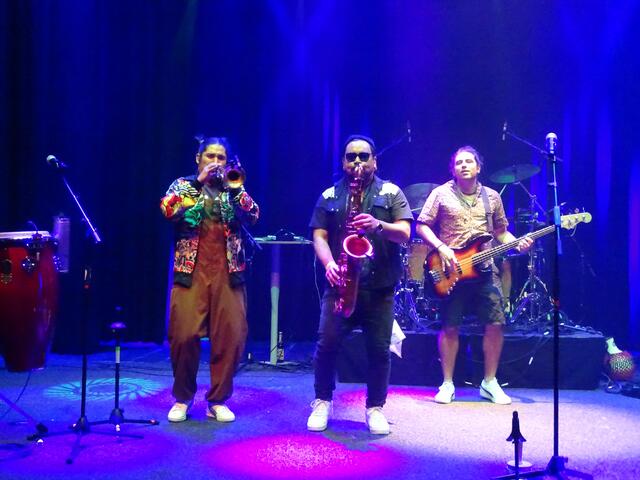 Instrumentalisch waren unter anderem vertreten: Trompete, Saxofon, Bass, Gitarre, Schlagzeug. | Foto: Sarah Braun