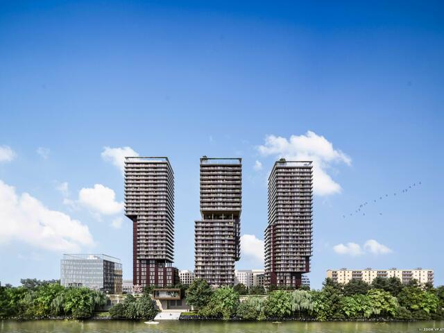 Die TrIIIple-Türme wurden zum besten Wohnhochhaus gekürt. | Foto: ZOOM VP