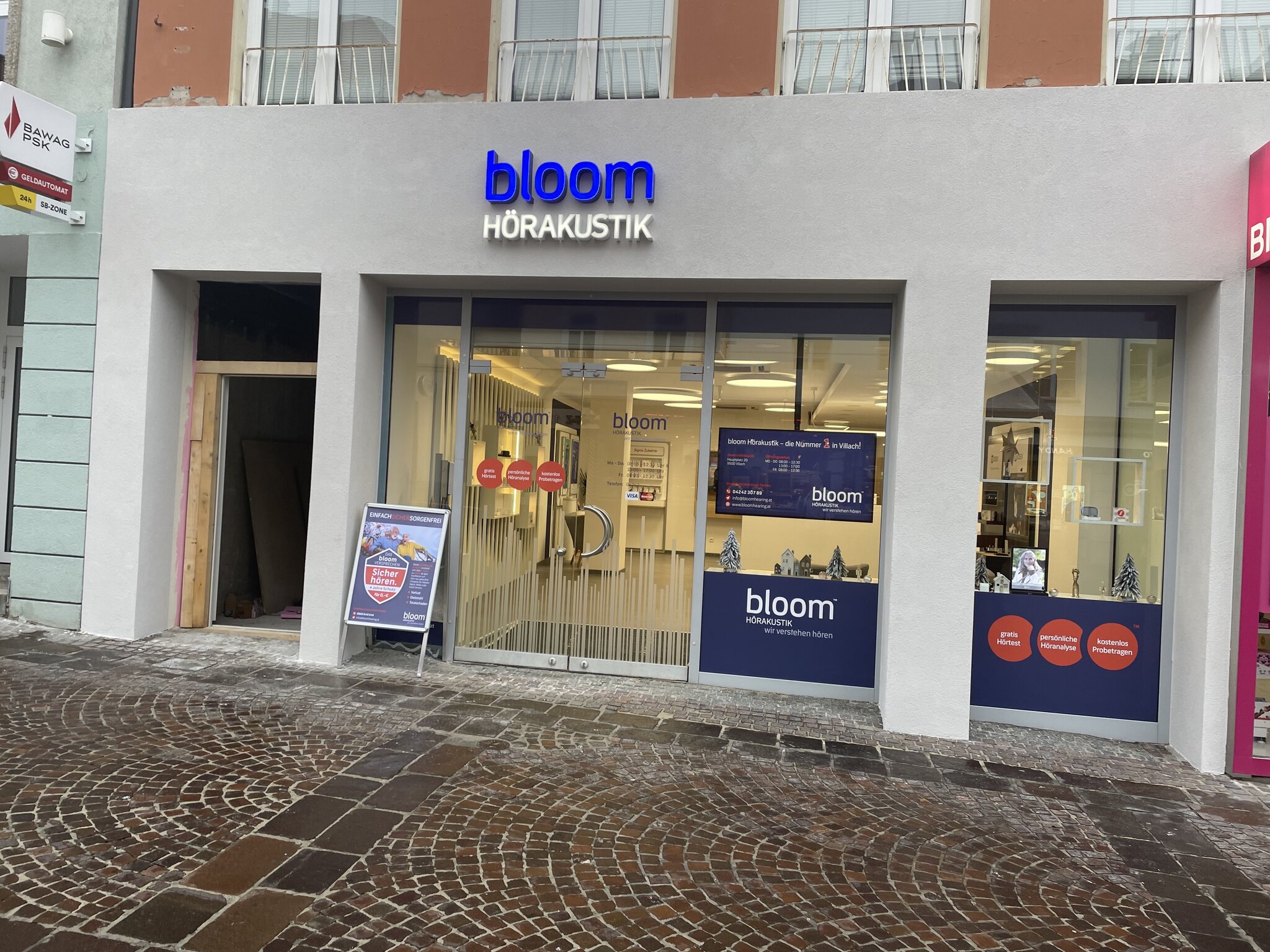 Jetzt neu Bloom Hörakustik am Villacher Hauptplatz Villach