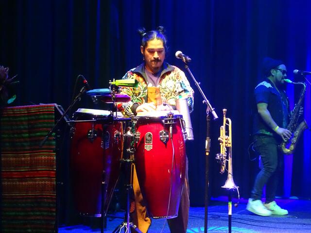 Tatá Gonzales Luis begeisterte mit seiner "Micky Mouse"-Frisur sowie seiner fröhlichen Art das Publikum. | Foto: Sarah Braun