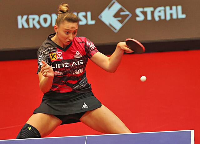 Die frischgebackene OÖ-Sportlerin des Jahres, Sofia Polcanova, glänzte erneut in der Partie gegen Moravsky Krumlov. | Foto: PLOHE