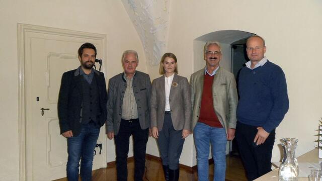 Von links: Harald Kaufmann, Florian Neuhäusel, Andrea Schachenmann, Bernhart Binder und Markus Payr. | Foto: Stift St. Paul