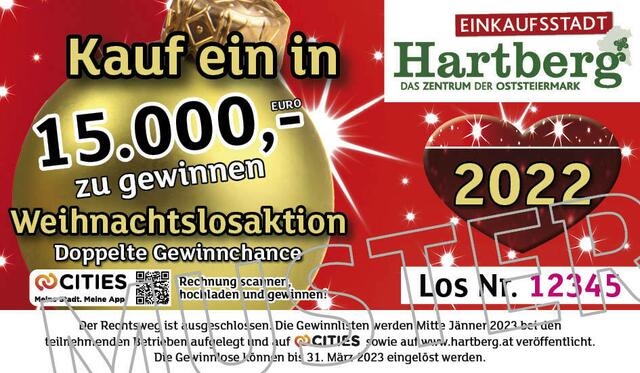 In Hartberg einkaufen und Einkaufsgutscheine im Wert von 15.000 Euro gewinnen!  | Foto: KK