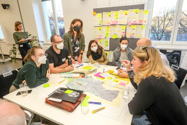 Die beste Ideen wurde disktutiert. | Foto: Klimateam Wien