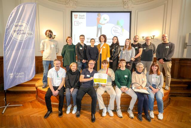 Das "16er Klimateam" hat sich am vergangenen Wochenende beraten und über 38 Projekte in Ottakring diskutiert.  | Foto: Klimateam Wien