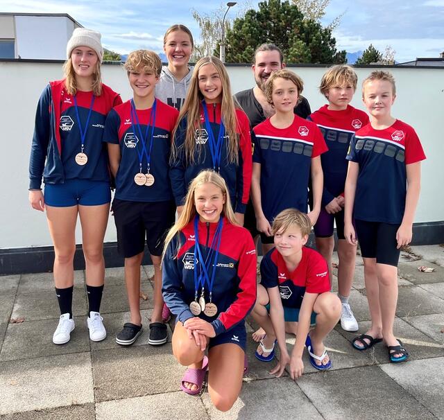 Erfolgreiches Schwimmteam des WSV St. Johann. | Foto: WSV