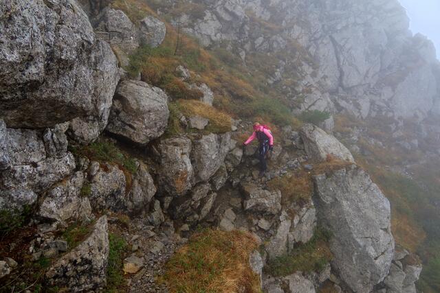hier heißt es aufpassen...über Nacht hat es geregnet