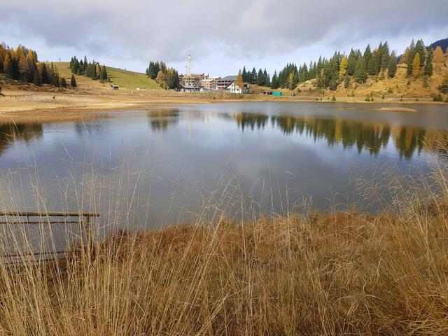 und wieder am See am Nassfeldpass angekommen