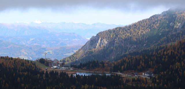 Aussicht runter zum See