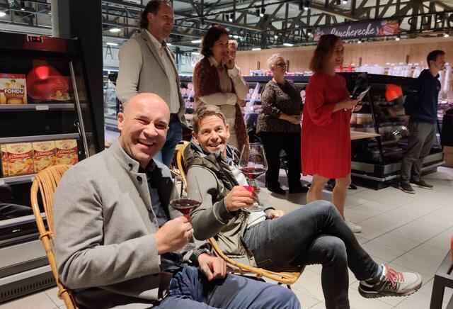 Lars Heidenreich (Zahnarzt Innsbruck) mit Klaus Grausgruber (CEO SIEMENS IT DACH)