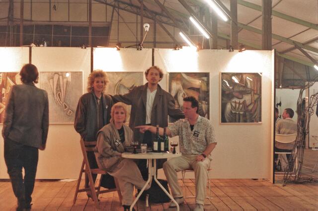 ART-Nürnberg 1988, Messestand von ARTomitsch, mit Wolfgang Igler und Georg Brandner | Foto: ART