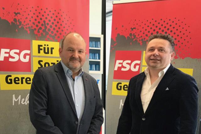 Regionalsekretär Karl Heinz Platzer und Regionsvorsitzender Günter Pint (v.l.) fordern Entlastungsmaßnahmen. | Foto: FSG Südoststeiermark