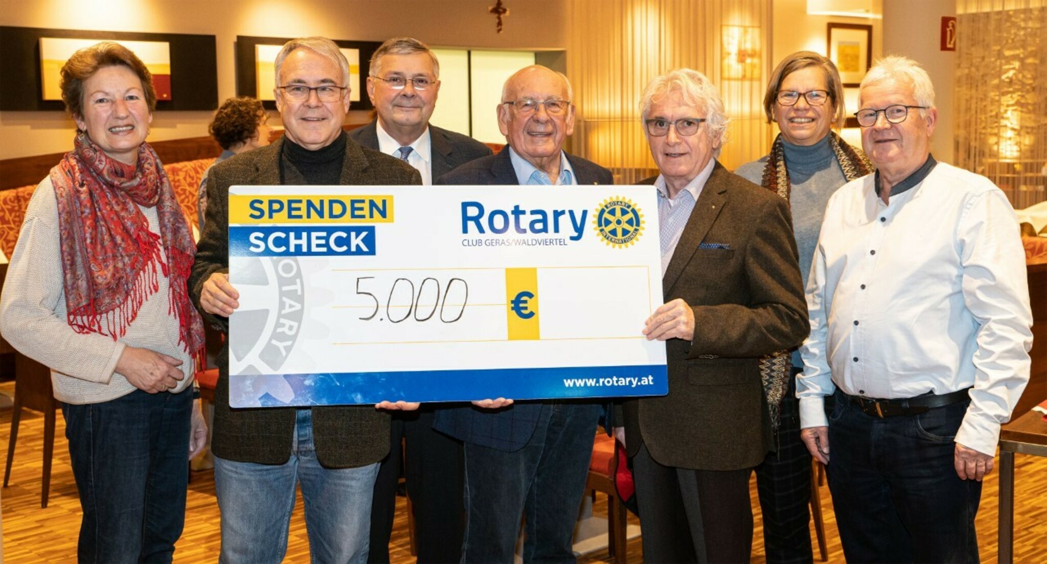 Horn Spendenübergabe Horn