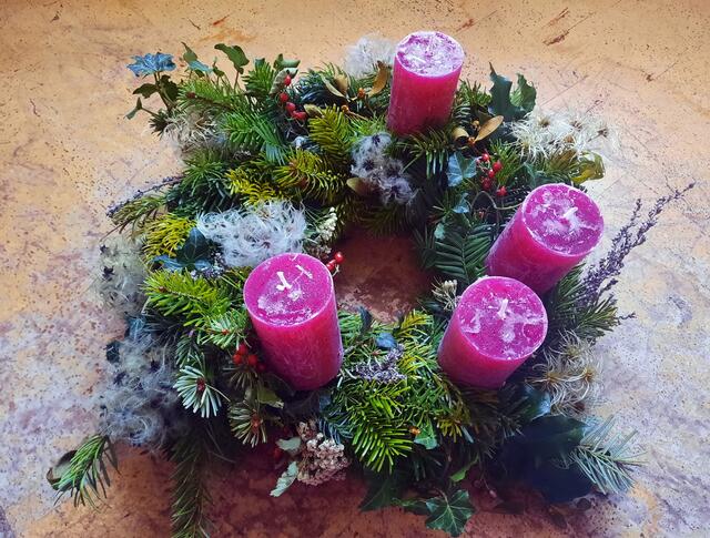 Kranz der Kräuterpädagogin Petra Straßer. | Foto: Petra Straßer