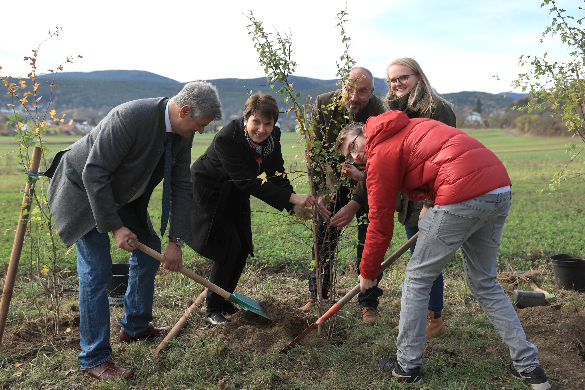 150 Jahre Boku Garten für Generationen mit 150 WeißdornPflanzen