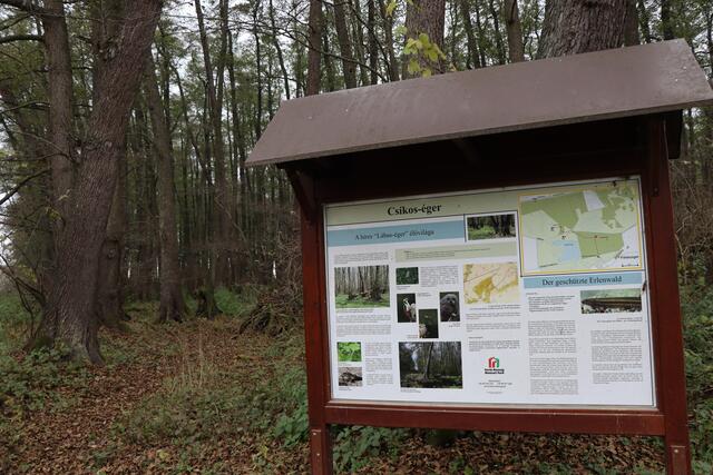 Info-Tafel der ungarischen Nationalpark-Kolleginnen und -Kollegen | Foto: Kathrin Haider