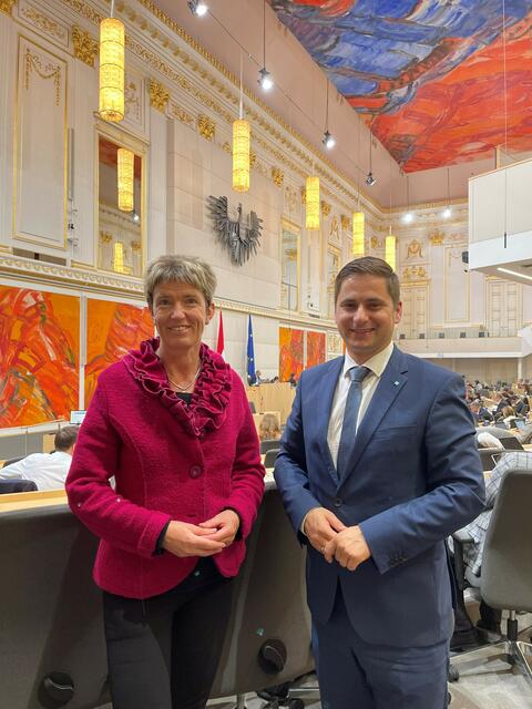 Martina Diesner-Wais und Lukas Brandweiner | Foto: Vogl