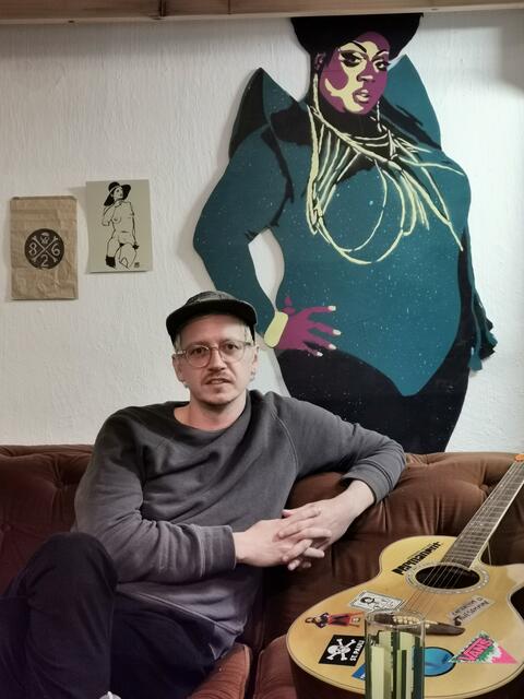 Besuch im Atelier des Künstlers in Albersdorf (Gemeinde Albersdorf-Prebuch) | Foto: Hermine Arnold