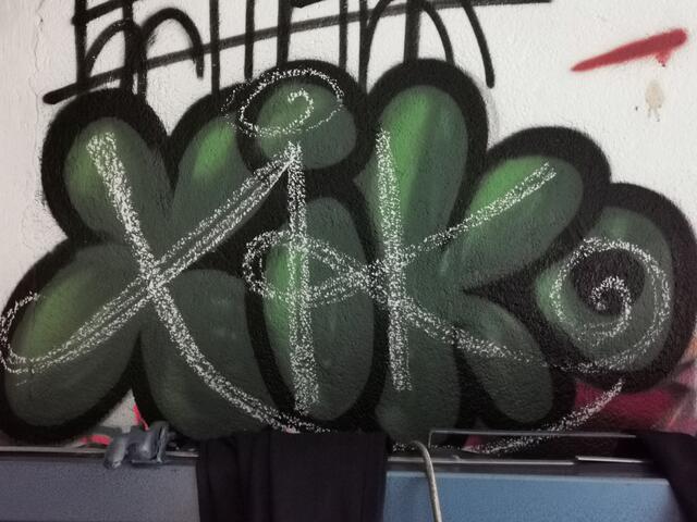 Skizzen immer Inneren eines landwirtschaftlichen Gebäudes, das vom Atelier aus zugängig ist | Foto: Hermine Arnold