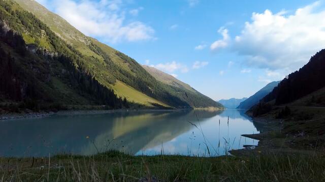 Der Gepatsch-Speicher im Kaunertal.