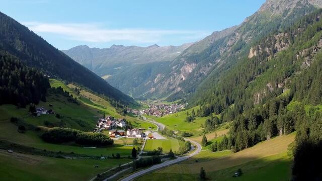Blick auf das Kaunertal.